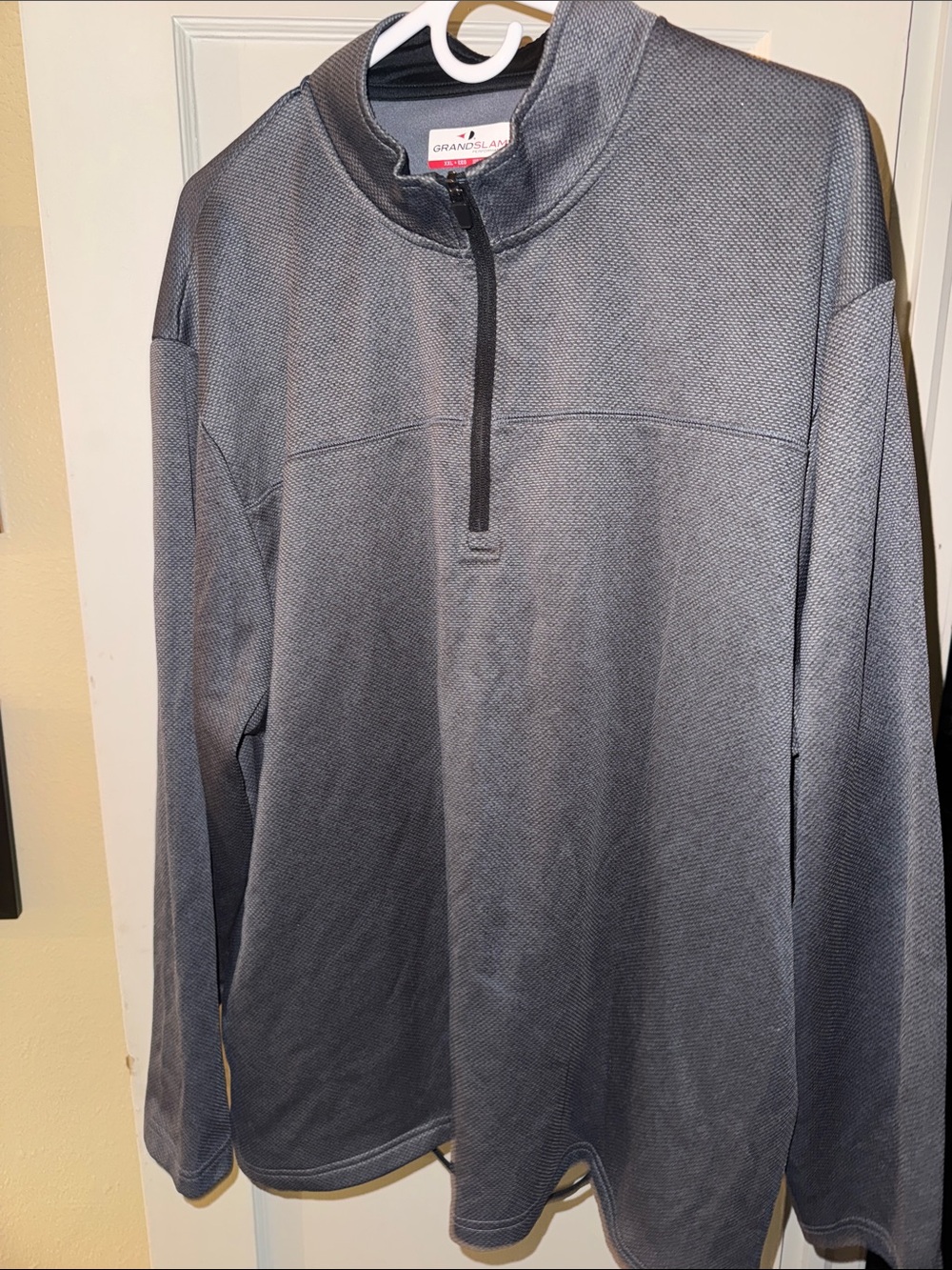 Grand Slam Gray Quarter-Zip Pullover Jacket